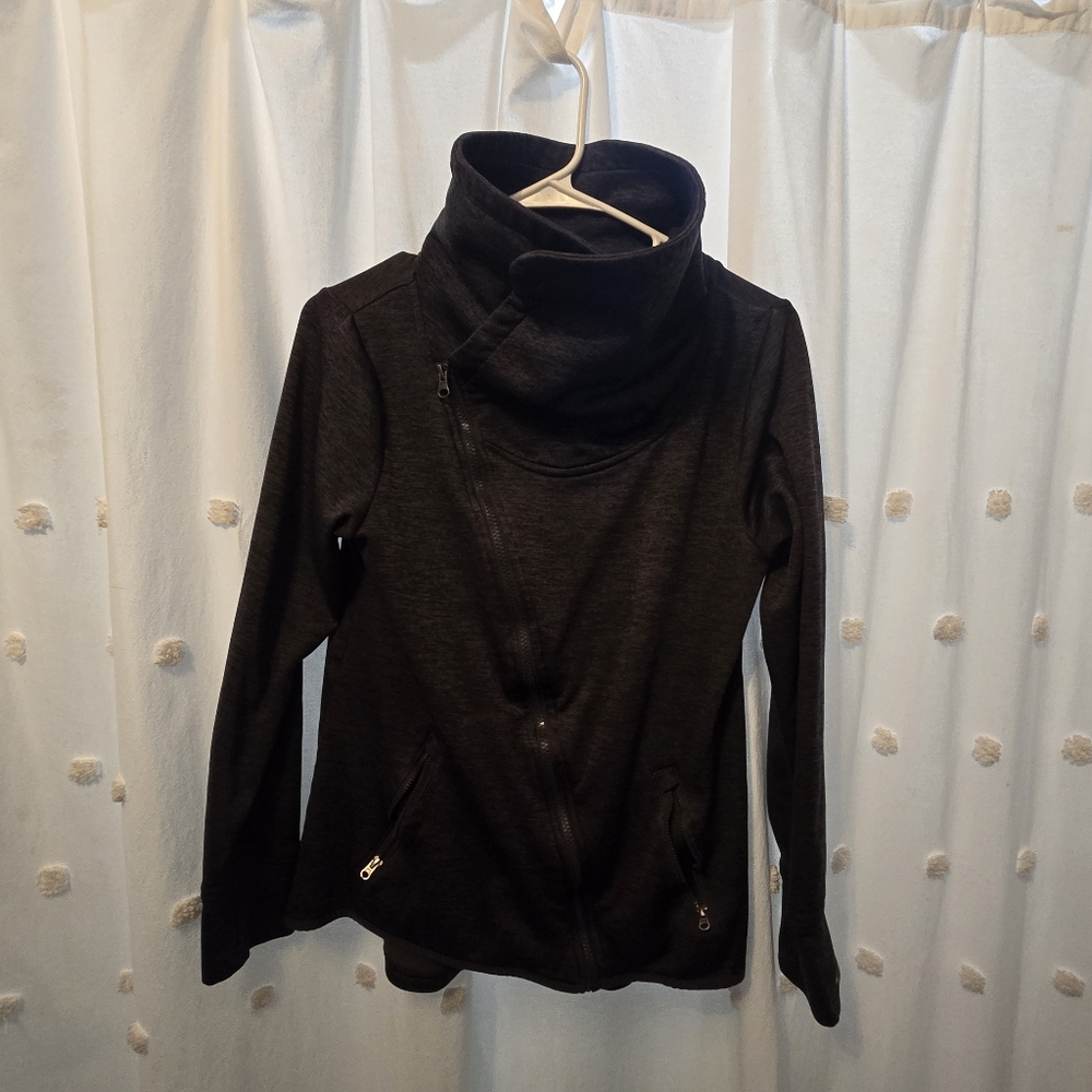 Champion Duo Dry Jacket Womens Sz Medium Dark Grey